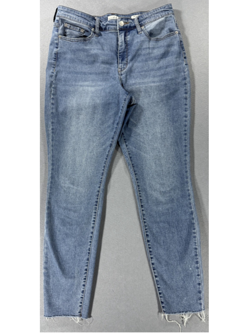 Wonderly High Rise Skinny Blue Jeans Size 12